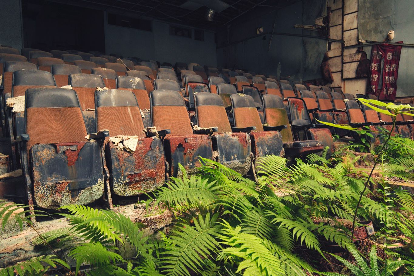 Verlassenes Kino in Taiwan